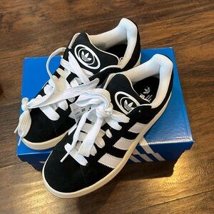 brand new adidas campus black shoes